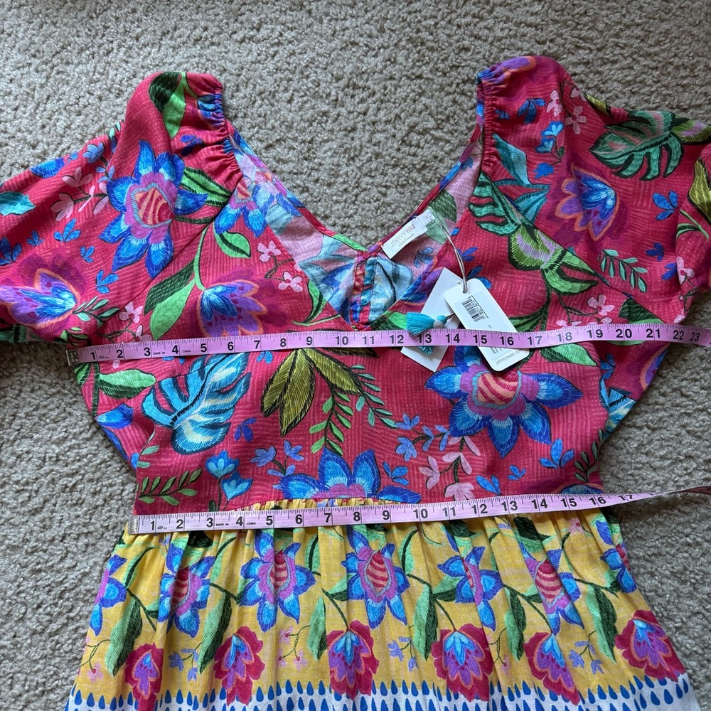 Johnny Was Rumba Maxi Dress Sz XL Patchwork Vacation NWT - Picture 12 of 15